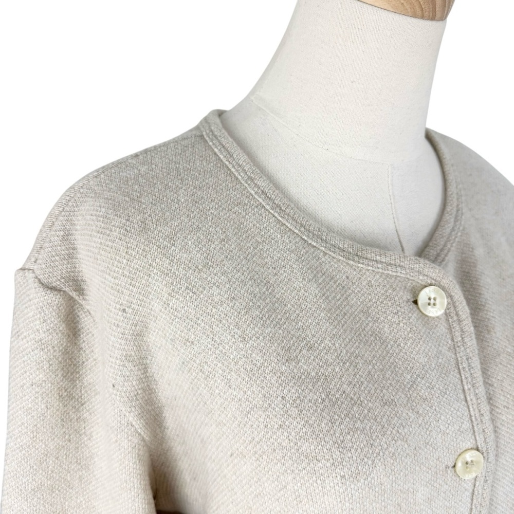 LESET Cream Button Front Cardigan - Picture 8 of 12